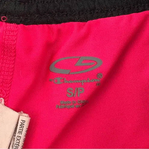 C9 by Champion Women’s Black Neon Pink Breathable Double Layer Running Shorts S