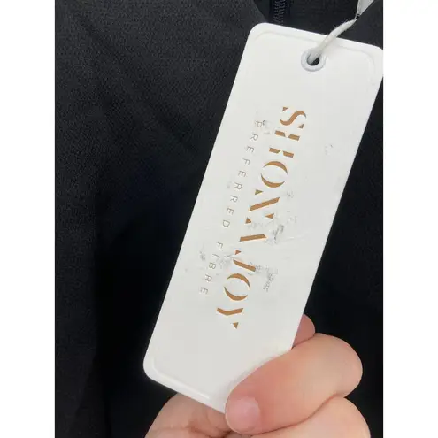 Shona joy Luxe Frill Cocktail Dress Black Onyx Size 2 NWT