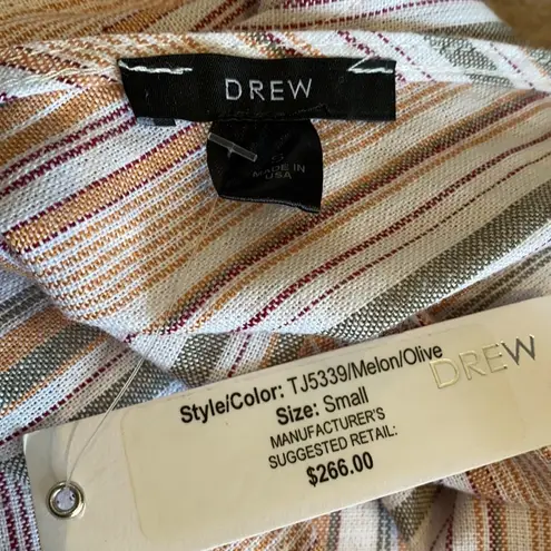 Drew  striped linen blend sleeveless jumpsuit S - Image 5