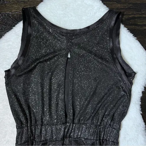 Mango MNG Collection Black Sparkly A Line Dress