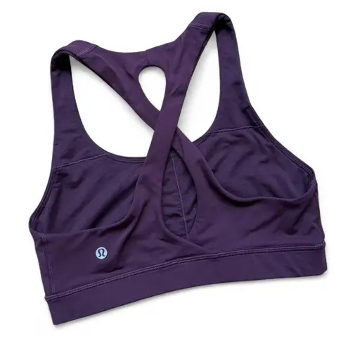 Lululemon  Purple Racerback Sports Bra - Size 6