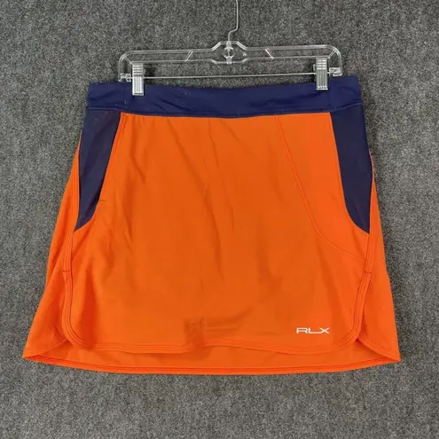 Ralph Lauren RLX  Orange Blue Active Skort skirt with shorts (Size S)