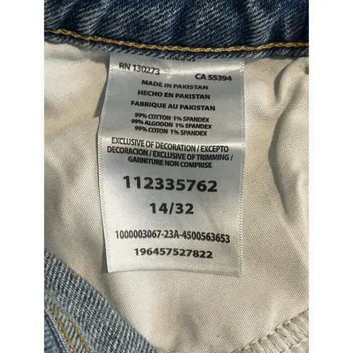 Wrangler  Denim Shorts Womens 14/32 High-Rise Vintage 3” Cutoff Jean Shorts NEW