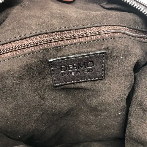 DESMO brown leather hobo bag, Italy
