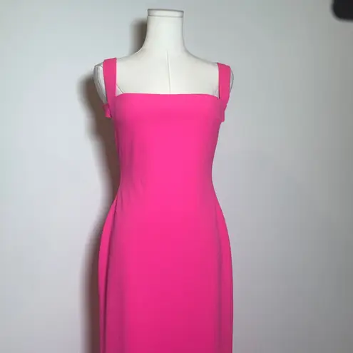 Solace London Joni Maxi Dress Magenta Pink Sleeveless Size US 6 UK 10