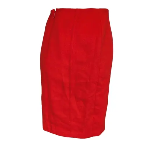 Carolina Herrera Wool Pencil Skirt Size 6
