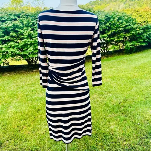 Larry Levine Striped Sheath Dress