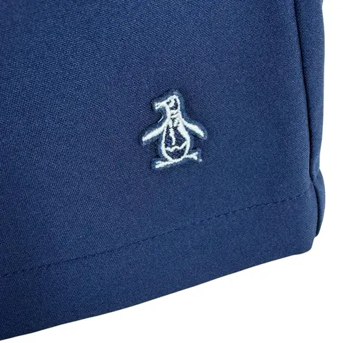 Penguin By Munsingwear Navy Blue White Trim High Rise Stretch Shorts Size 10/14