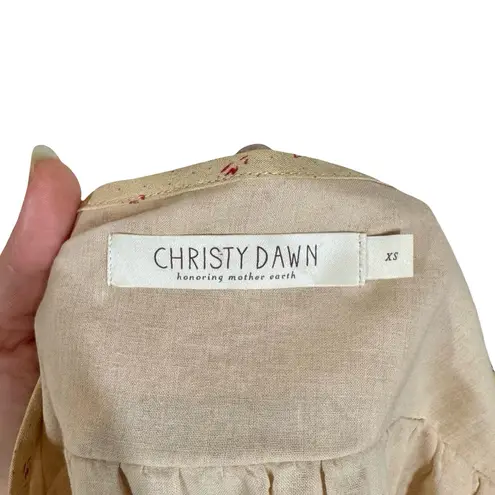 Christy Dawn Dawn Dress in Oxblood Calico Ditsy Floral