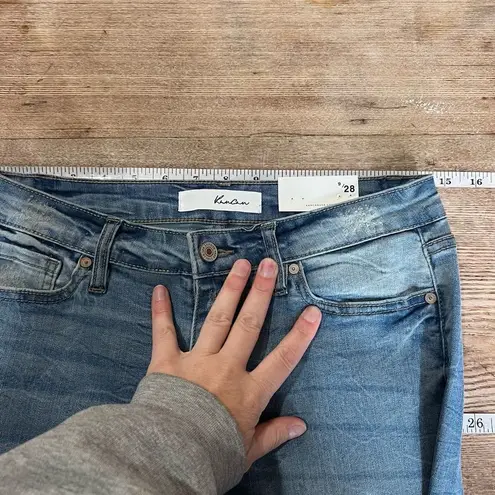 NWT Kancan Signature Mid Rise Ankle Skinny‎ Crop Jean Size 9 28” Blue