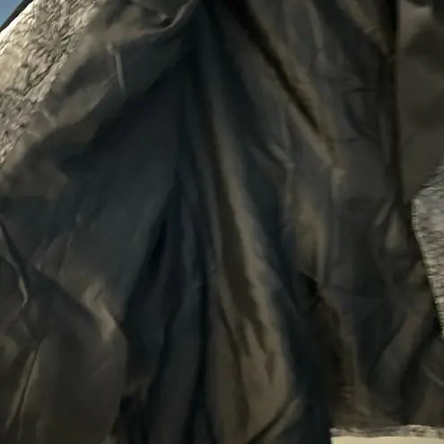 Elite Champagne Women’s Grey Bow Dressy Blazer Sz 12 Black