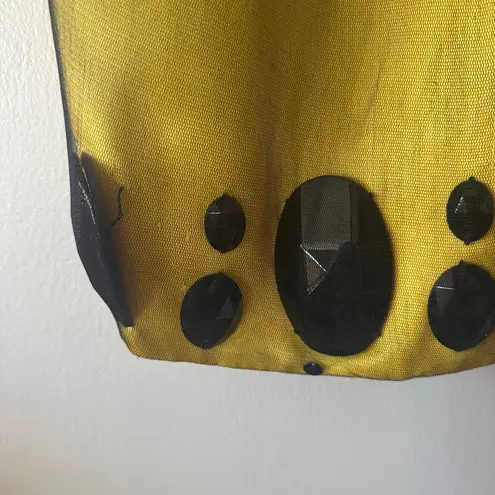 Zac Posen Chartreuse Embellished Pencil Skirt Size 0