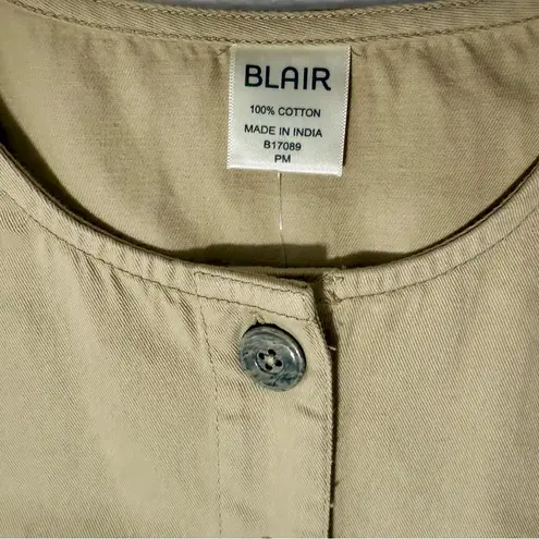 Blair Tan Buttoned Midi Sundress