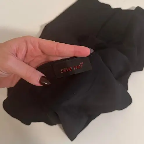 Y2k diamond embellished tank top Black