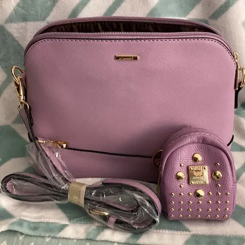 Lovevook Crossbody Lavender Bag. Additional Mini Book Bag.