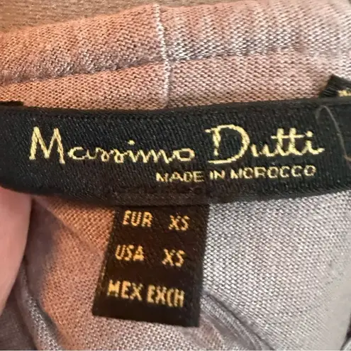 Massimo Dutti Womens Sequined Midi Skirts Silver Size XS Stretchy Formal NYE