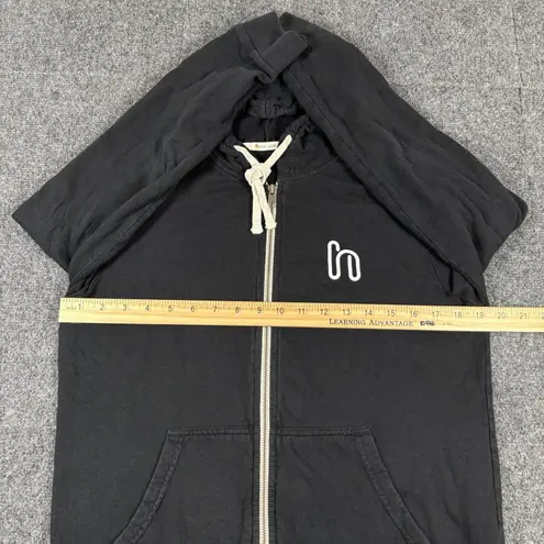 Marine layer Womens XS Hoodie Black Zip Up Drawstring Casual Outdoor Wear