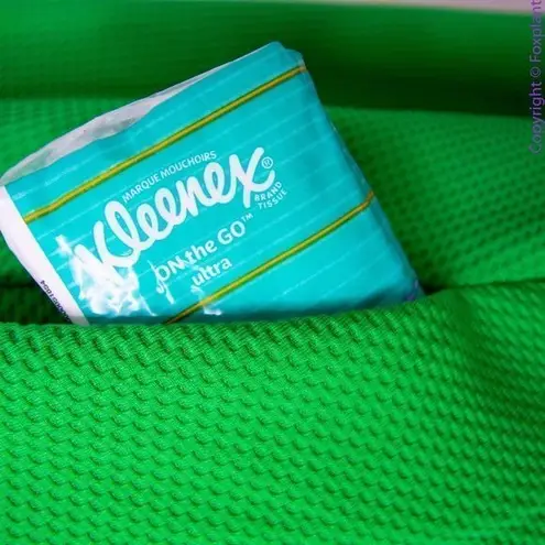 Hutch Anthropologie Navy Piping Green Bowtie Dress, XL