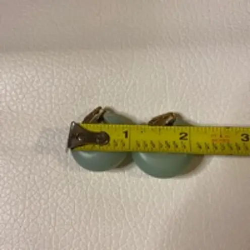 Vintage Green Hoop Clip