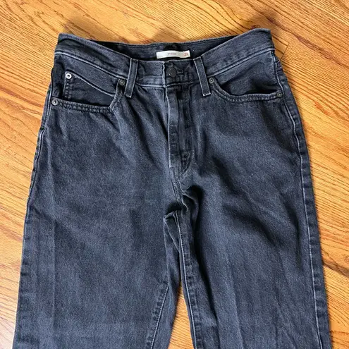 Levi's  94 Baggy Women's Straight Leg Black Jeans