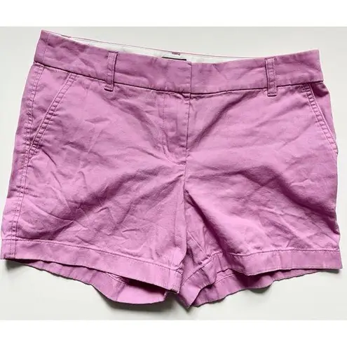 J.Crew • Lilac Purple 5” Classic Chino Shorts