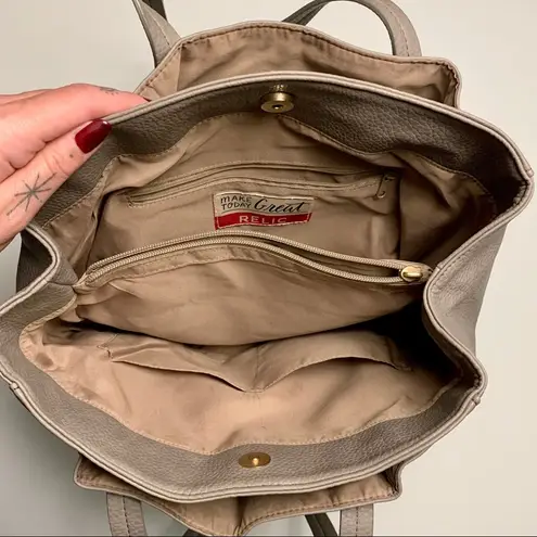 Relic Pewter Vegan Leather Bag