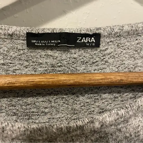 ZARA  Grey Oversized Sweater