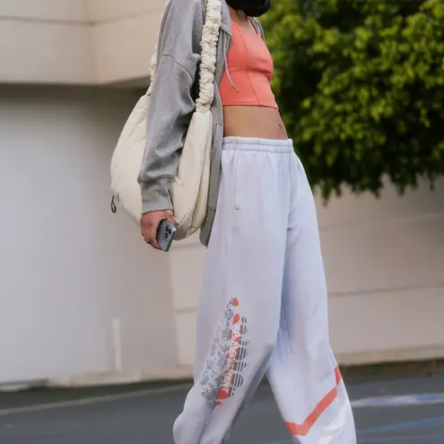 Free People All Star Logo Pants Gray Size M