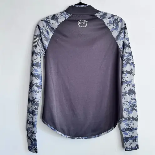 Florida Gators Colosseum Women’s OHT Military Grey Camo 1/4 Zip Pullover Size S Gray