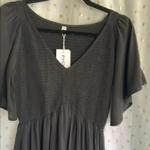 Elegant Black Midi Dress