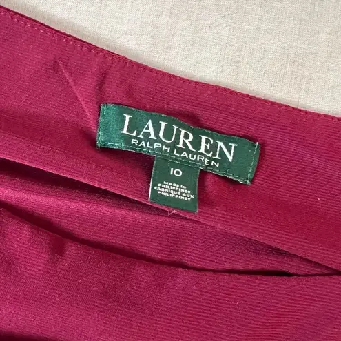 Lauren Ralph Lauren color block sleeveless sheath dress size 8 Black