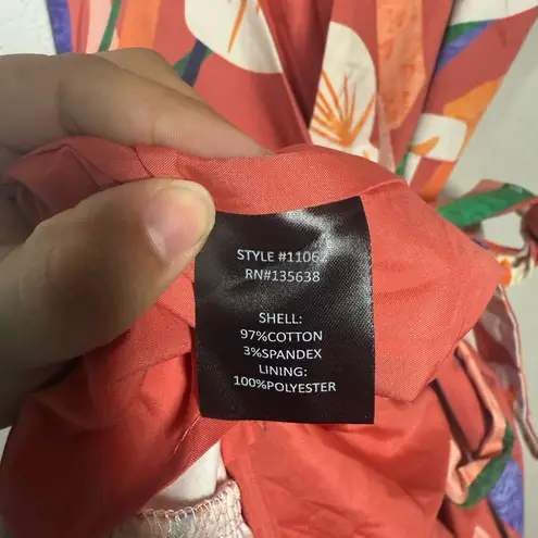 Hutch  Stace Sleeveless Wrap Midi Dress Size Large