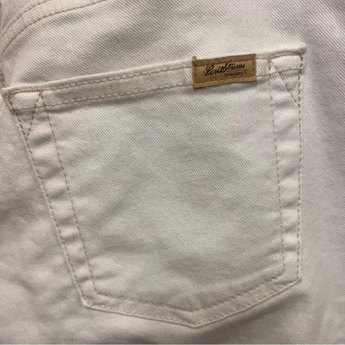 Levi Strauss Signature Legend Wash Cream Capris mid