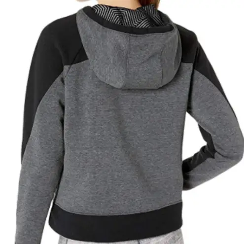 Under Armour Women's S Coldgear Gray Black Sweatshirt Pullover Infrared Jacket