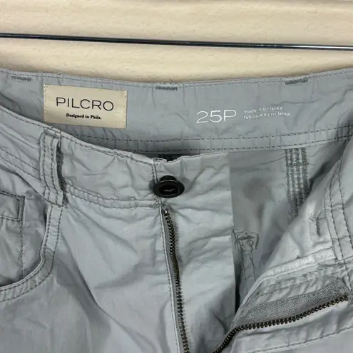 Pilcro By Anthropologie Parachute Curve Barrel Trousers Pants Sky Blue Sz 25P