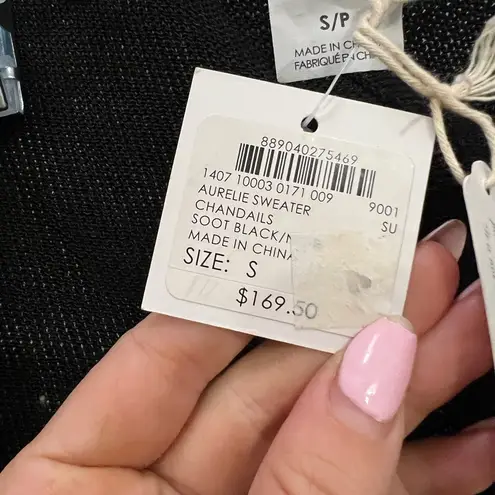 Club Monaco NWT Black Aurelie Sweater Size Small $170