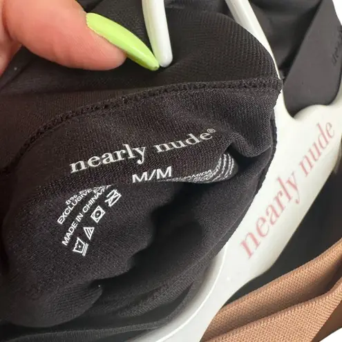 NEARLY NUDE Set of 2 Shaping Seamless Shorts Size Medium NEW NWOT Black