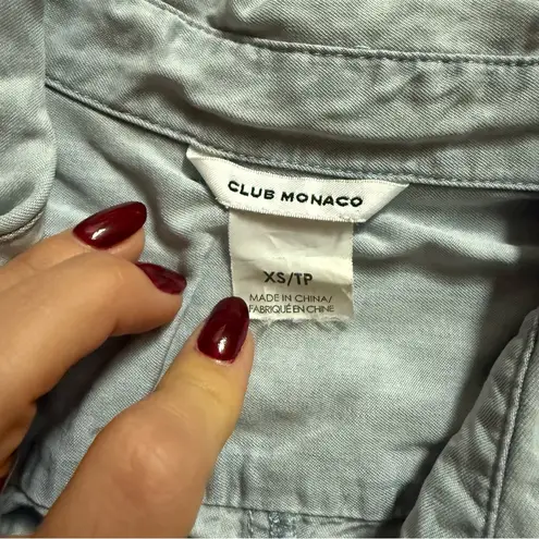 Club Monaco Tatum Chambray Button Down Shirt