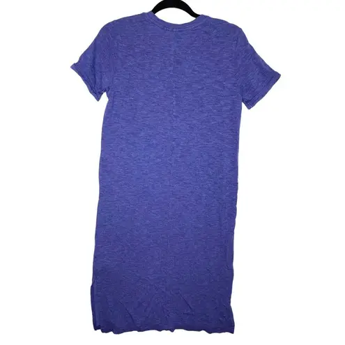 Jessica Simpson Jessica‎ Simpson Woman's Blue Stretch Trapeze Shirts Dress Medium Pocket Comfy