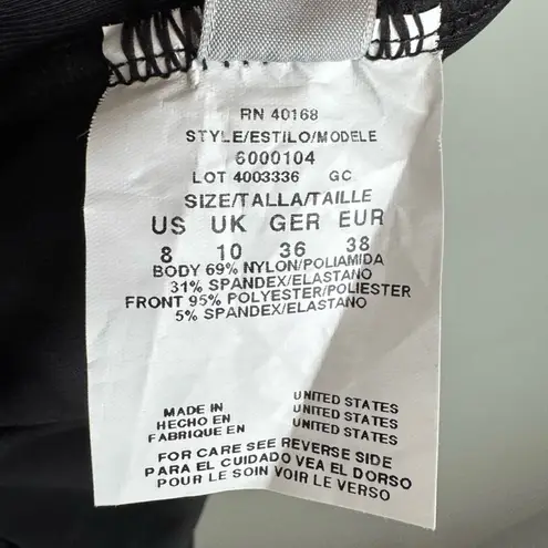 NEW Magicsuit Blaire Fringe One Piece Swimsuit in Black Size 8