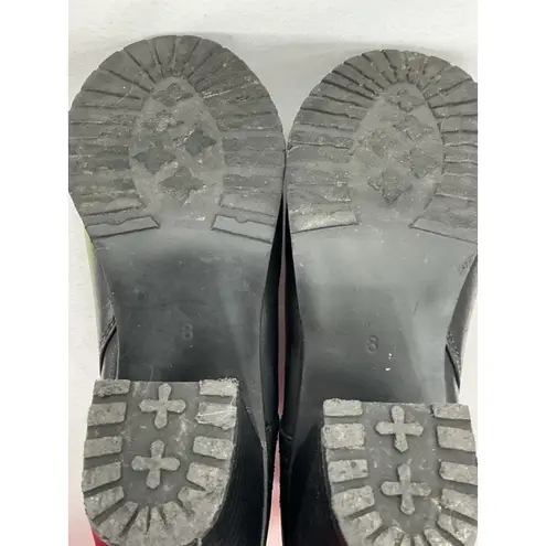 Bethany Mota Womans Ankle Boots Size 8 Black Zip Lace Block Heel