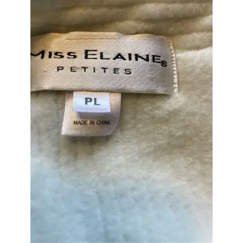 Miss Elaine Petites Quilted 90’s Vintage Zip Robe