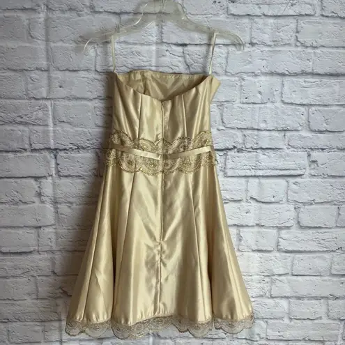 Jessica McClintock For Gunne Sax Vintage 80s Y2K Formal Prom Girly Dress Size 3