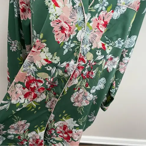 Cupcakes and Cashmere Sleep Shirt Nighty Nightgown Pajamas Floral Green Pink