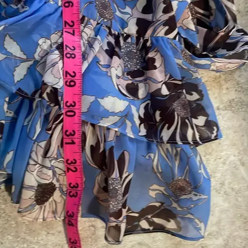 Alexis Melyssa Geogette Dress in Blue Floral