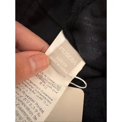 Musera Black Ruffle Lace Shorts XS – Layered Mini Shorts, Stretch Waist, Dressy