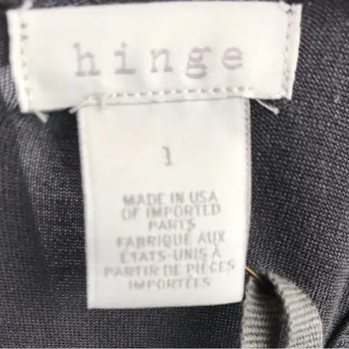 Hinge Grey Racerback Midi Dress Large