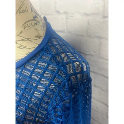 K. Jordan Blue Fitted Cocktail Dress