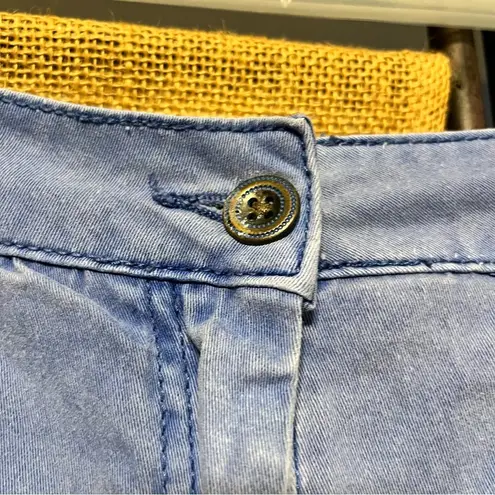 Land’N Sea Blue Jean Shorts with Cuffed Hems and Relaxed Fit Size 8