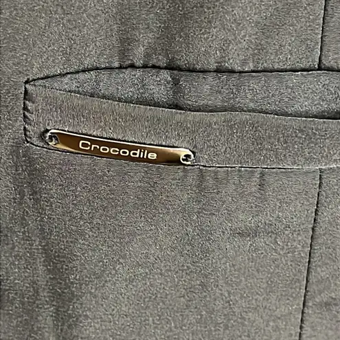 Vintage Crocodile Black Zip